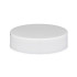 43-400 White PP Plastic Smooth Flat Screw Top Caps