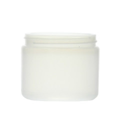 6 oz Natural HDPE Wide Mouth Straight Sided Jars (Cap Not Included)