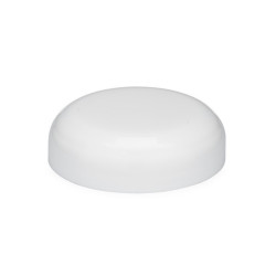 70-400 White PP Plastic Domed Screw Top Caps
